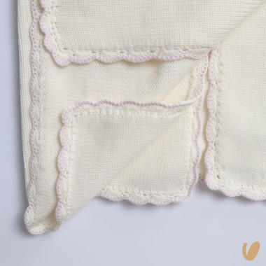 Coperta in lana ricamata Coperta e Lenzuola