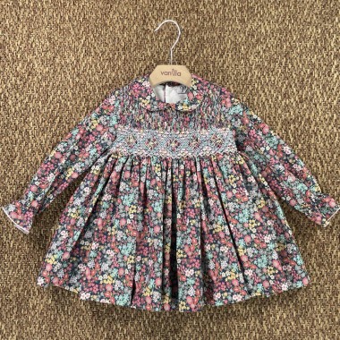 Abito punto smock Neonata 0/36