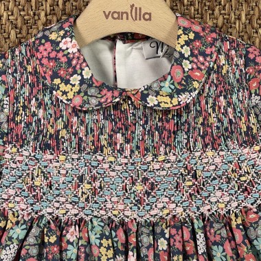 Abito punto smock Neonata 0/36