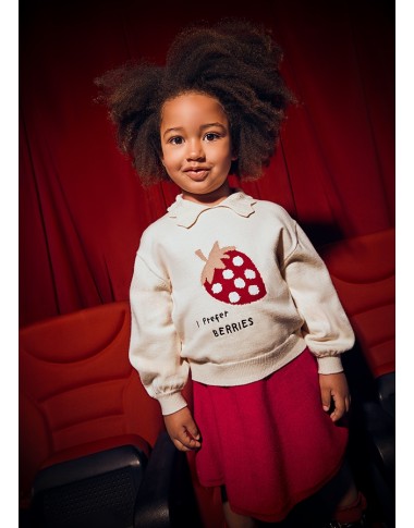 Completo Maglia fragola e Gonna Bimba