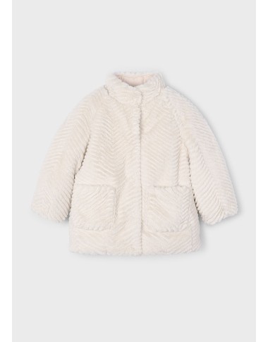 Coat ecopelliccia strip