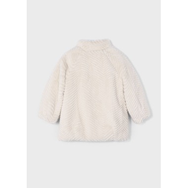 Cappotto ecopelliccia righe           SALDI 20%