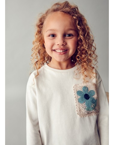 Shirt pocket crochet