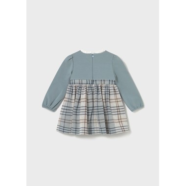 Abito combinato quadri Neonata