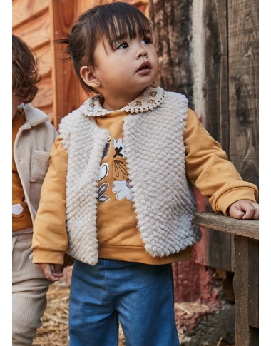 Gilet peluche strutturato        Neonata