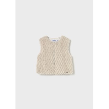 Gilet peluche strutturato        Neonata