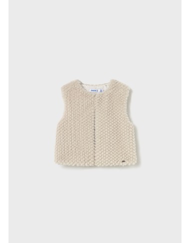 Gilet peluche strutturato        Neonata