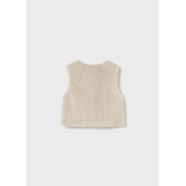 Gilet peluche strutturato        Neonata