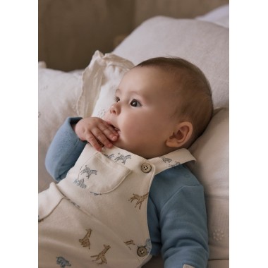 Completo salopette safari Neonato