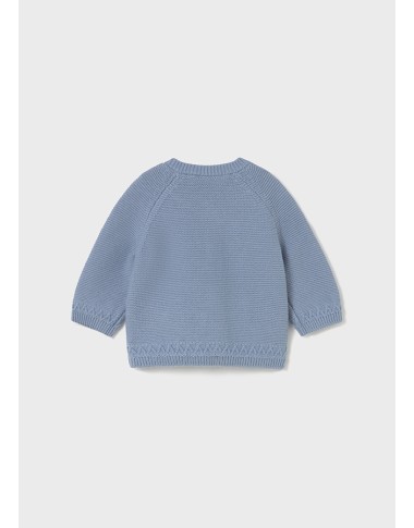 Cardigan tricot neckline