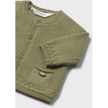 Cardigan girocollo tricot     Neonata