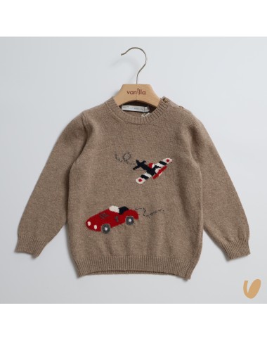 Maglia aereo lana e cashmere Bimbo