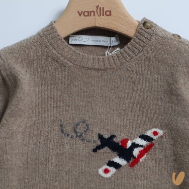 Maglia aereo lana e cashmere Bimbo