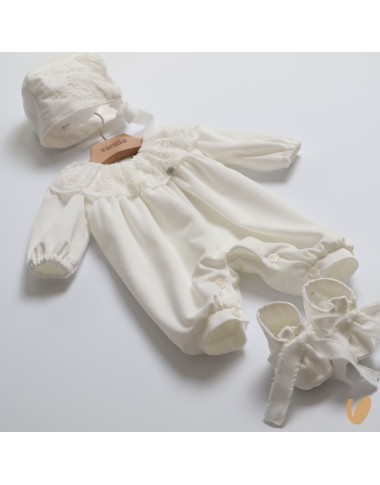 Completo velluto Set Nascita e Uscita Clinica