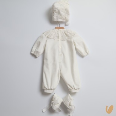 Completo velluto Set Nascita e Uscita Clinica