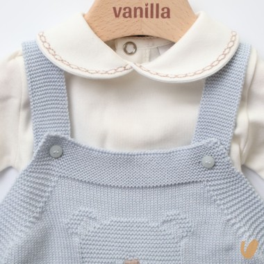 Completo in pura lana orsetto Set Nascita e Uscita Clinica