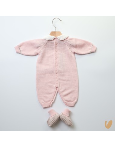 Completo in pura lana orsetto Set Nascita e Uscita Clinica