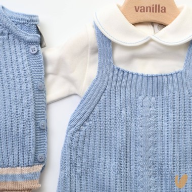 Completo in pura lana Set Nascita e Uscita Clinica