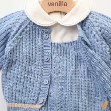 Completo in pura lana Set Nascita e Uscita Clinica