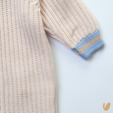 Tutina e babbucce in lana Set Nascita e Uscita Clinica