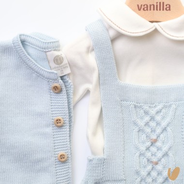 Completo in pura lana Set Nascita e Uscita Clinica