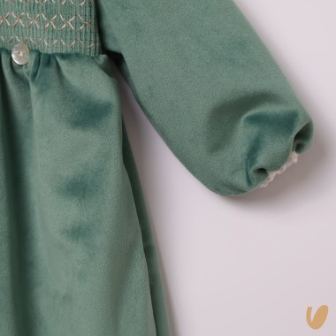 Pagliaccetto con cuffia velluto Completo e Pagliaccetto