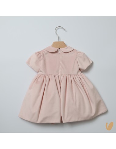 Abito in velluto fiocco Neonata