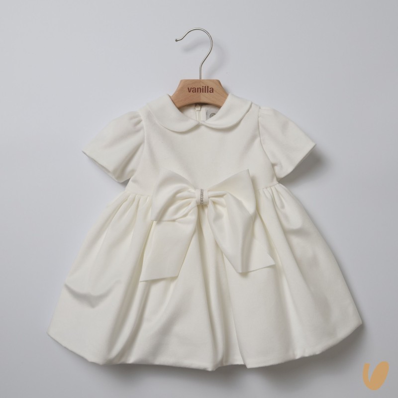 Abito in velluto fiocco Abito e Tute