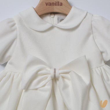 Abito in velluto fiocco Abito e Tute