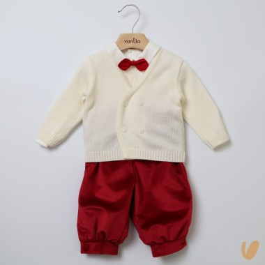 Completo elegante Natalizio Battesimo