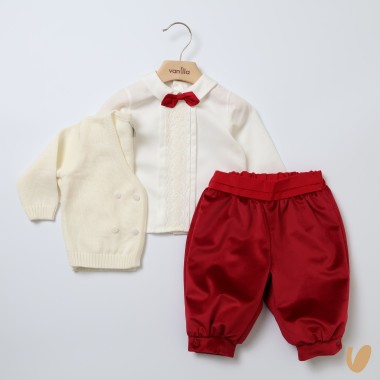 Completo elegante Natalizio Battesimo