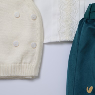 Completo elegante Battesimo