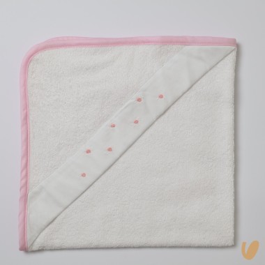 Accappatoio triangolo roselline Bagnetto