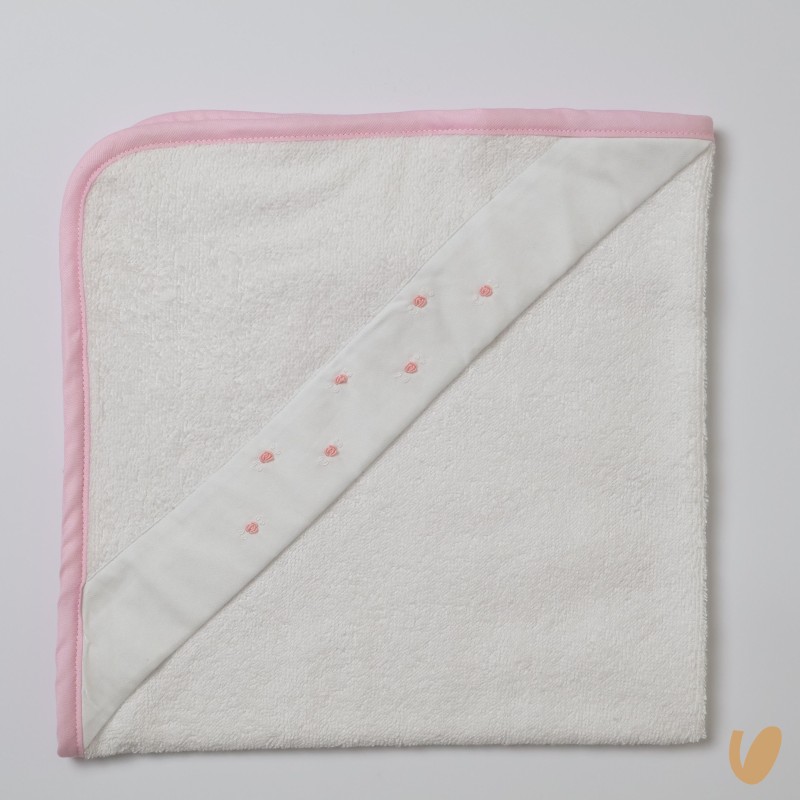 Accappatoio triangolo roselline Bagnetto