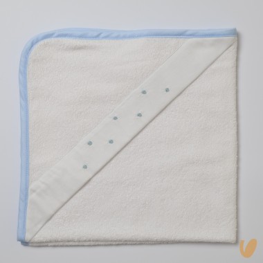 Accappatoio triangolo roselline Bagnetto