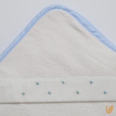 Accappatoio triangolo roselline Bagnetto