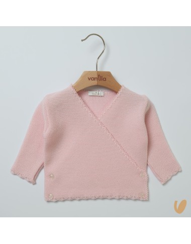 Incrociato in pura lana Maglia e Cardigan