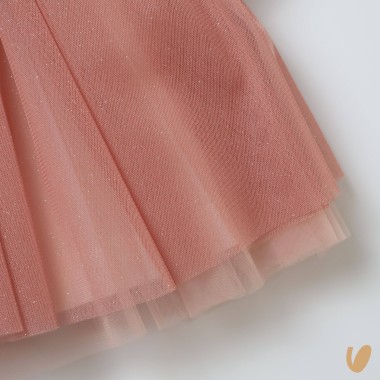 Abito e fascia in velluto e tulle Abito e Tute