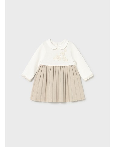 Abito in tricot plissè Neonata