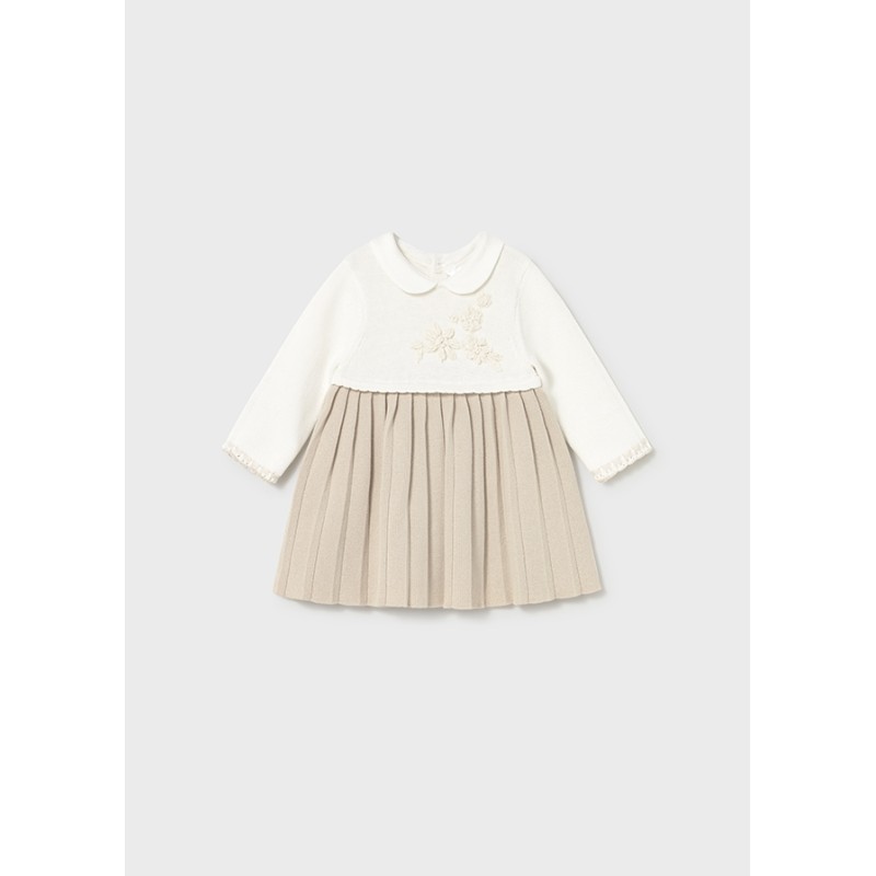 Abito in tricot plissè Neonata