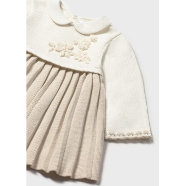 Abito in tricot plissè Neonata