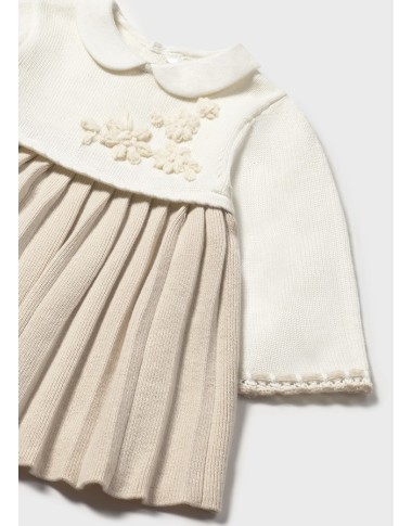 Abito in tricot plissè Neonata