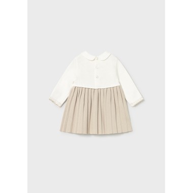 Abito in tricot plissè Neonata