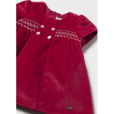 Abito in velluto Neonata