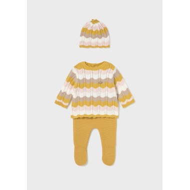 Completo Maglia ghettina e cappello Neonata