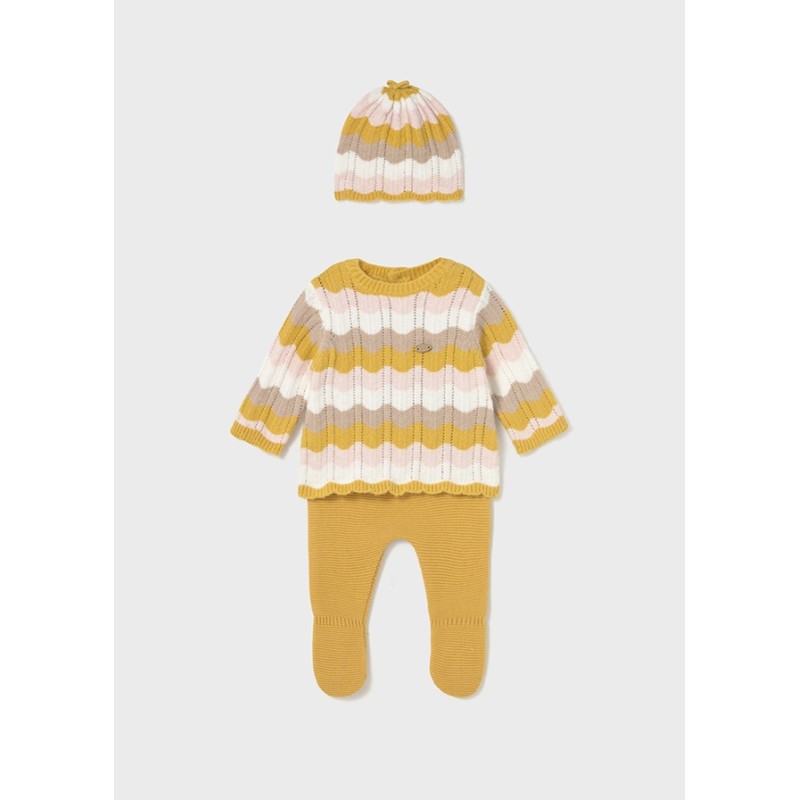 Completo Maglia ghettina e cappello Neonata