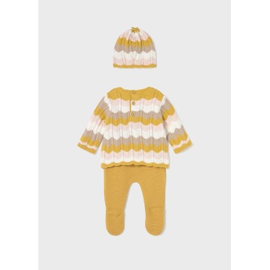 Completo Maglia ghettina e cappello Neonata