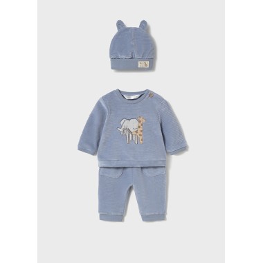 Completo maglia pantalone e cappello Neonato