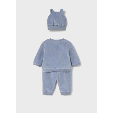 Completo maglia pantalone e cappello Neonato