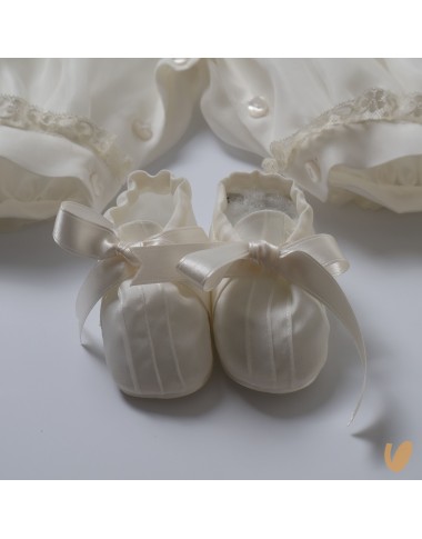 Complete in pure baptismal silk